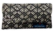 KAVU Big Spender Wallet Canvas Black/White geometric.