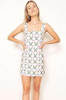 The East Order Tarshie Mini Floral Dress Preppy Check Large