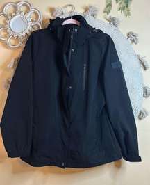 Black Women’s  Rain Jacket