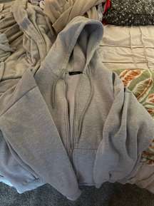 Grey Zip Up Sweatshirt 