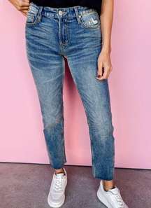 NEW Dear John Blaire Cropped Straight Jeans