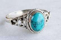 New Turquoise Oval Ring