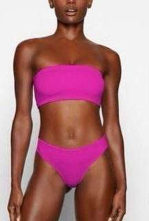 Skims Fits Everybody Fuchsia Neon Hot Pink Bandeau Size XL NWT