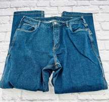 Duluth Trading Co. High Rise Carpenter Jeans Women's Size‎ 16x31 Blue Stretch