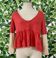 Crop Peplum Top 417