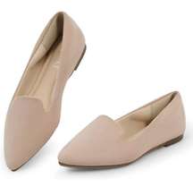 New Nude flats shoes for women, size 8