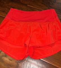 Red Speed Up Shorts 2.5”