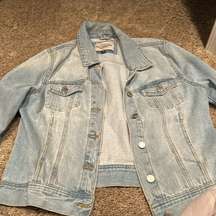 Ashley vintage charm Jean jacket! Size large!