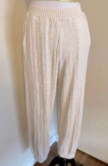 NWT Soft  Rib Knit Jogging Pants Size M