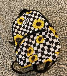 Miniature Backpack With Sunflowers