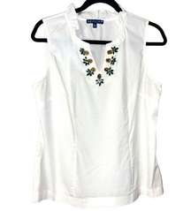 RSVP by Talbots Women’s Sleeveless Embellished Top Size Petite Medium MP