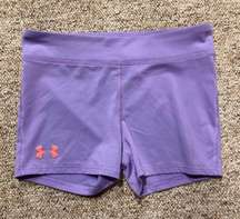 Purple  Spandex Shorts