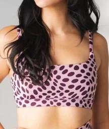 Cosmopolitan Vitality Ascend Scoop sport Bra polka dot