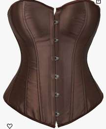 brown corset top