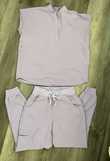 Women’s  High Waisted Jogger Scrub Set