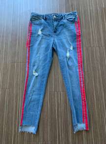 BoomBoom Red Stripe Jeans 