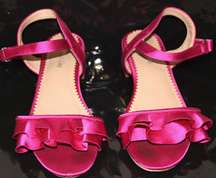 American Eagle Outfitters Hot Pink Ruffled Heels