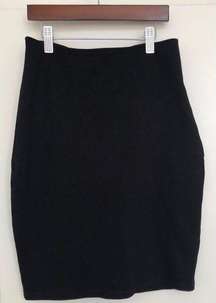 Black Bodycon Stretchy Mini Skirt Large