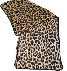 AMAZING LEOPARD CHEETAH LARGE SCARF, NWOT