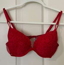 Red Lace Bra