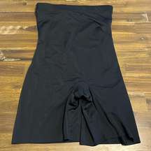 ASSETS by Spanx Black High Waisted Shaping Shorts Shape wear Black XL