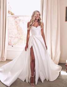 White Elegant Ball Gown