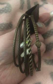 Bronze Stacking Bracelets