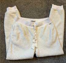 Hollister Gilly Hicks Fuzzy Joggers