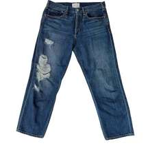 McGuire Distressed Cropped Straight Leg Jeans‎ Sz 26