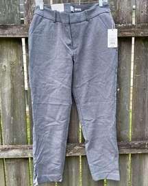 A New Day Heather Gray Slim Ankle Dress Pants NWT | 8