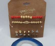 NWT Arizona Jean 2 Bracelet and 6 Earrings