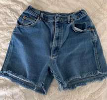 High-Waisted Denim Jean Shorts