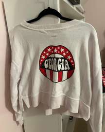 Boutique Cropped Sweatshirt