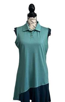 Oxford Golf Mini Tennis Dress Polo Womens Preppy Outdoor Sports Blue Shorts M