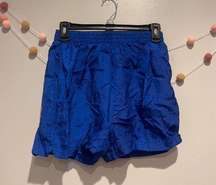 The Body Co Vintage Ocean Blue Gym Shorts