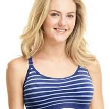 Playtex‎ Nursing Seamless Racerback Wirefree Blue and Gray Size Small​​