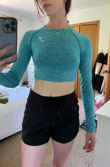 Long-sleeve Crop Top