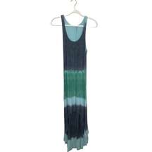 Awake Couture High Low Hem Tie Dye Dress Sleeveless Scoop Neck Size Medium Sz M