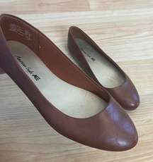 American Eagle Ballet Slip On Flats Shoes Brown Tan Size 6