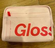 Glossier cosmetic bag