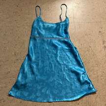 satin slip dress