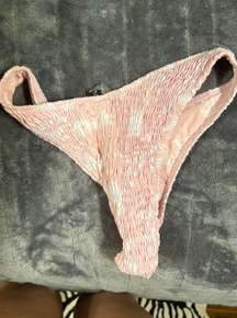 Pink And White Bathing Suit Bottoms 