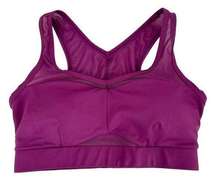 Cleo Harper Womens Small Sports Bra Glow Bralet Violet Purple Padded Mesh