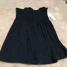 NWT Belle Du Jour Black Strapless Top Small