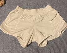 White Hotty Hot Shorts 4”