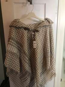 Checkered Poncho 