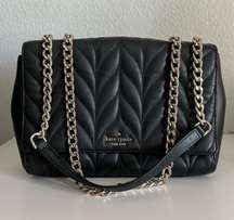 Black  Brian Lane Quilted Bag