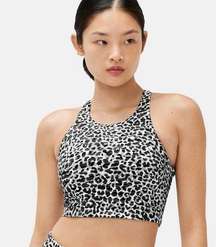 Outdoor Voices Leopard Print Move Free Crop Top size Xsmall