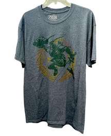 Nintendo The Legend of Zelda Graphic Tee Dark Gray Size Large