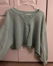 Cropped Crewneck Sweatshirt